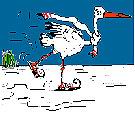 Storch am See